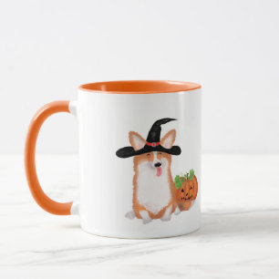 Corgi Halloween mugg