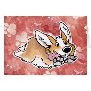 Corgi Hälsningskort