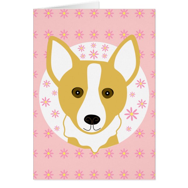 Corgi Hälsningskort (Framsidan)