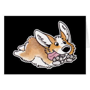 Corgi Hälsningskort