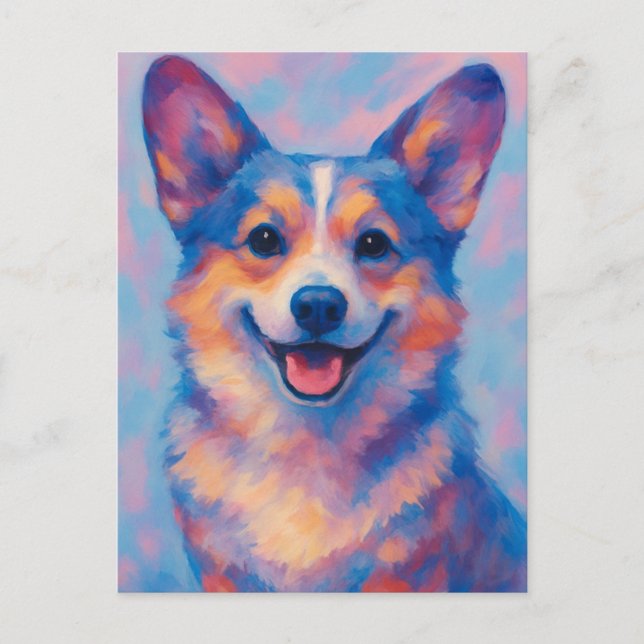 Corgi-hälsningskort Vykort (Framsida)