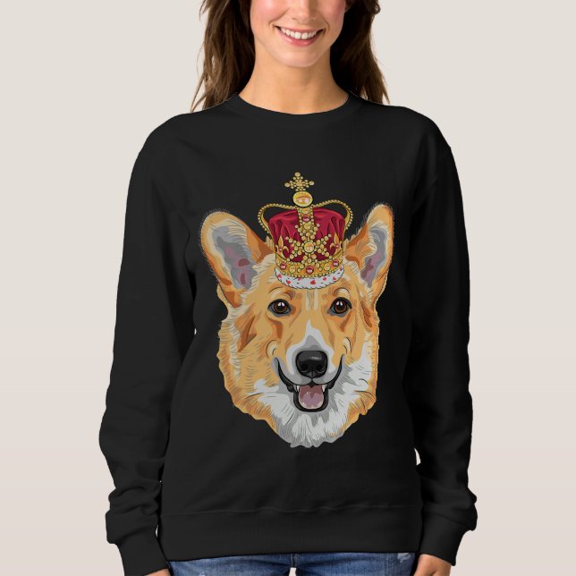 Corgi Happy T Shirt (Framsida)