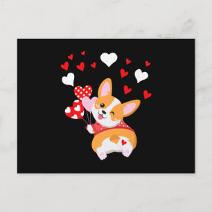 Corgi Heart, gissa vad Corgi Butt Vykort