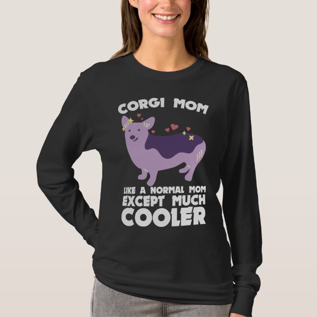 Corgi Hund 1047 T Shirt (Framsida)