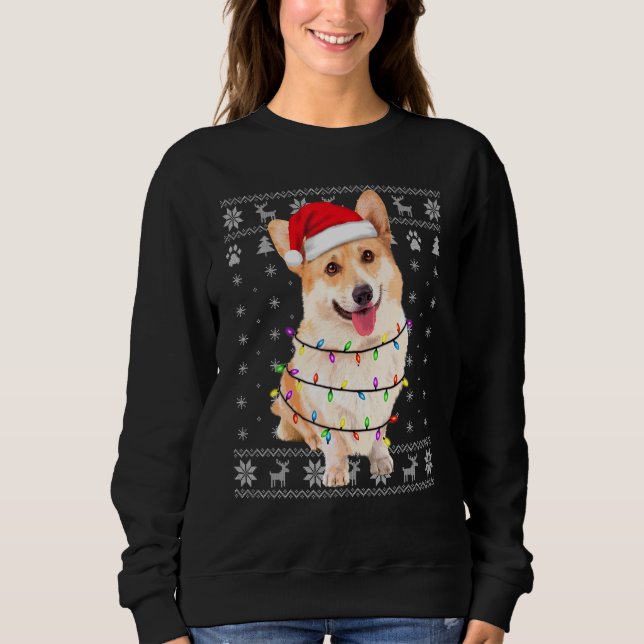 Corgi Hund 2 T Shirt (Framsida)