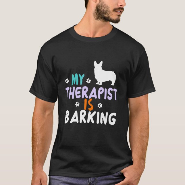 Corgi hund ägare jul födelsedag t shirt (Framsida)
