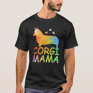 Corgi Hund älskare Funny Corgi Mamma Mors dag T Shirt