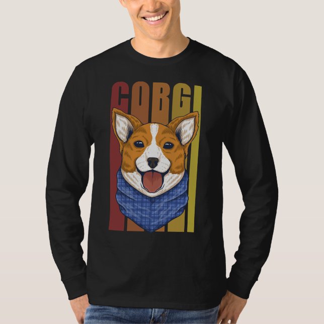 Corgi Hund älskare T Shirt (Framsida)