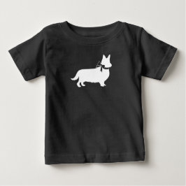 Corgi Hund Baby Shower Puppy Grått Welsh Pembroke T Shirt