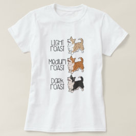 Corgi Hund & Coffee T Shirt