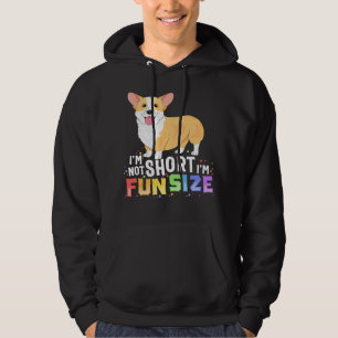 Corgi Hund Corgis Im Not Kort I är Roligt Storlek Hoodie
