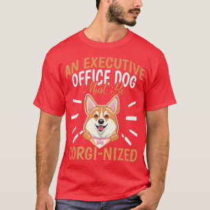 Corgi Hund design för Corgi Friends209 T Shirt