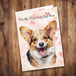 Corgi Hund du gör min Svan Wag Mamma Helgkort