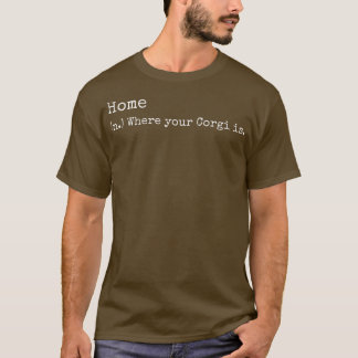 Corgi-Hund för hemdefinition T Shirt