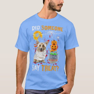 Corgi Hund Halloween sa att Treat T Shirt