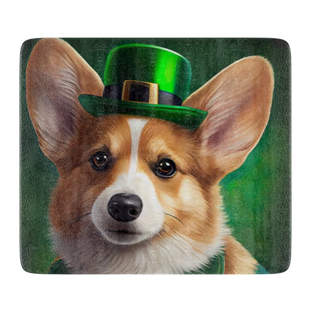 Corgi Hund i St. Patrick Dress (Framsidan)