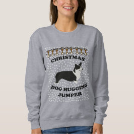 Corgi hund jul Hund som kramar T Shirt