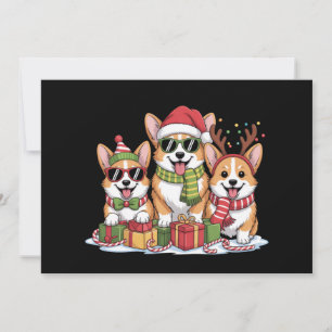 Corgi Hund Jul Mamma Hund Älskare Julpresent Julkort