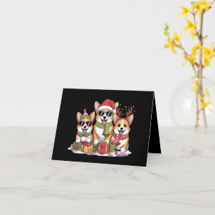 Corgi Hund Jul Mamma Hund Älskare Julpresent Kort
