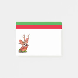 Corgi Hund Jul Post-It Notes Block