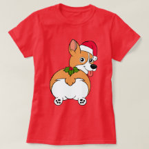 Corgi Hund jul T-Shirt