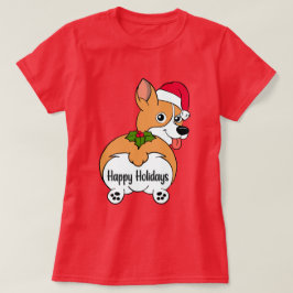 Corgi Hund jul T-Shirt