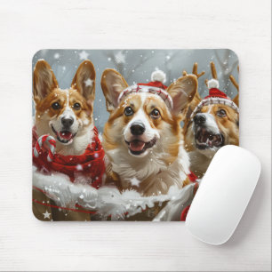 Corgi Hund julfesten Musmatta