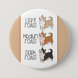 Corgi Hund & Kaffe Knapp