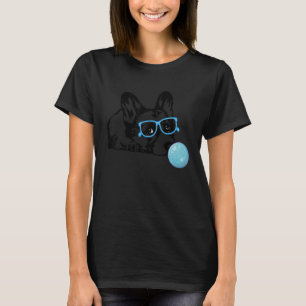 Corgi hund med bubbelgummiglas Corgi T Shirt