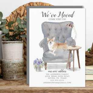 Corgi Hund Meddelande om Flytta