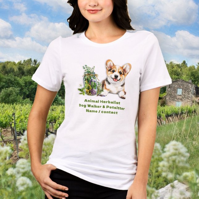 Corgi Hund Örter som Medicin T Shirt (Skapare uppladdad)
