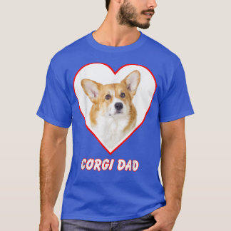 Corgi Hund Pappa T Shirt