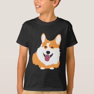 Corgi Hund Pet Animal Kids T Shirt
