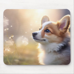 Corgi Hund Pet Animal Tranquil fredningsvärd Musmatta