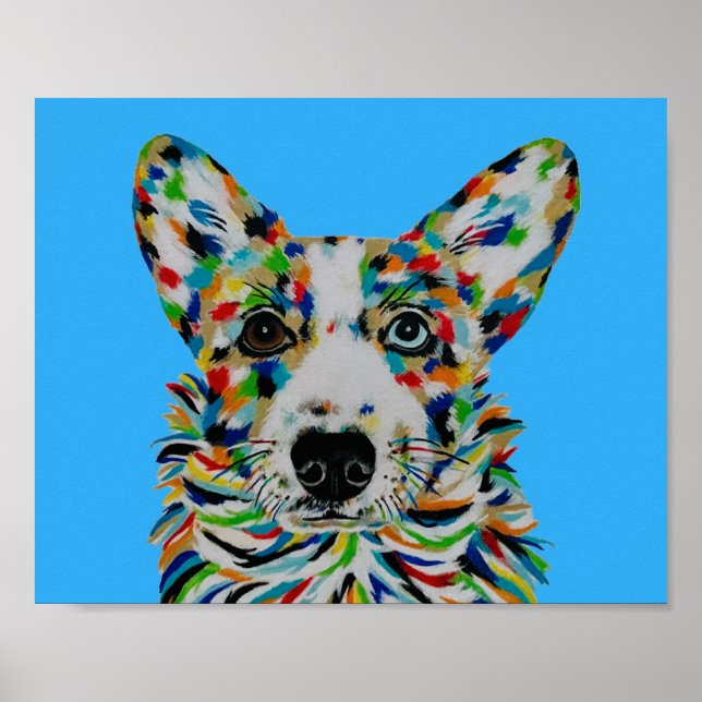 Corgi Hund Poster (Framsidan)