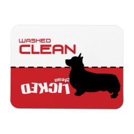 Corgi Hund, Puppy Dishwasher Magnet - Slickat Clea
