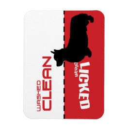 Corgi Hund, Puppy Dishwasher Magnet - Slickat Clea