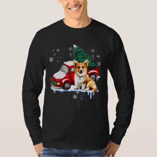 Corgi Hund Red Lastbil jul Pajama Long T Shirt