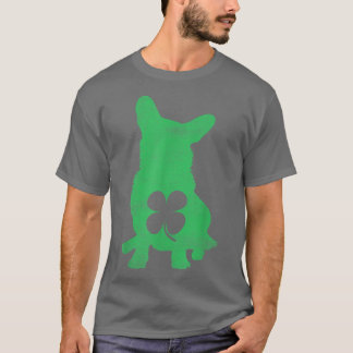 Corgi Hund Shamrock St T Shirt