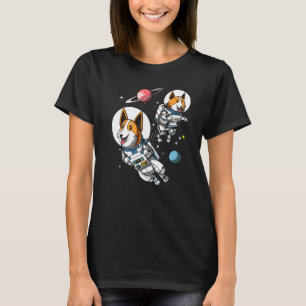 Corgi Hund Space Astronaut Science fiction Kids Bo T Shirt