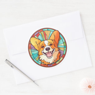 Corgi Hund Sticker Pack Runt Klistermärke