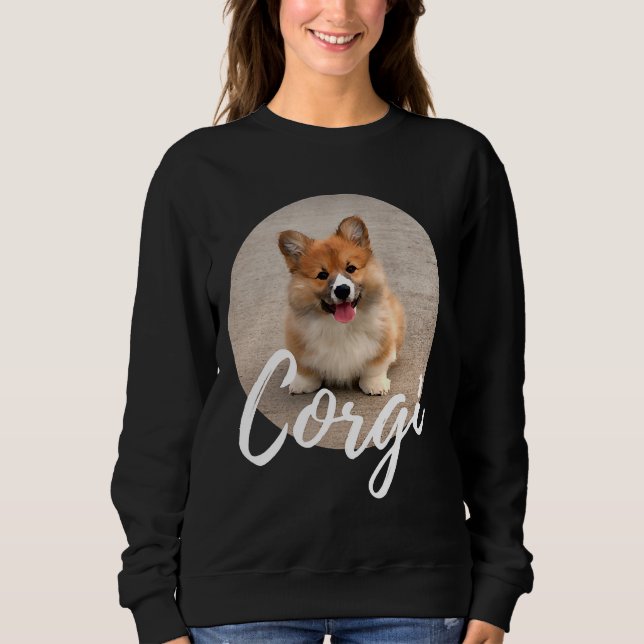 Corgi Hund T Shirt (Framsida)