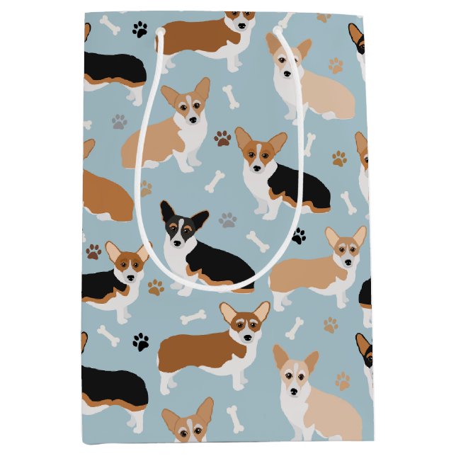 Corgi Hund Tass och Bones (Framsidan)