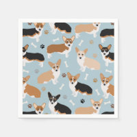 Corgi Hund Tass och Bones