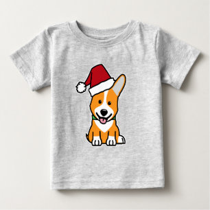 Corgi hund valp Pembroke Welsh jul tomte T Shirt