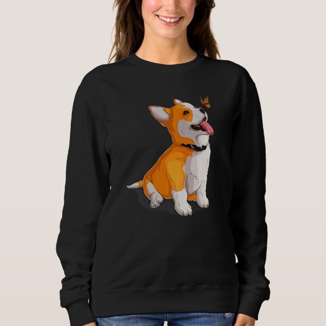 Corgi Hundägare T Shirt (Framsida)
