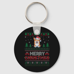 Corgi Hundälskarna Santa Hat Julgran Ljus Nyckelring