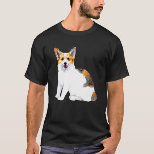 Corgi hundansikte med kattkropp t shirt