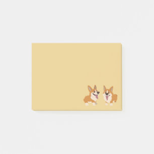 Corgi Hundar Post-it Block