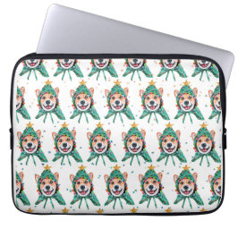 Corgi Hundras Jul Laptop Fodral